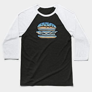 Chrome Burger Baseball T-Shirt